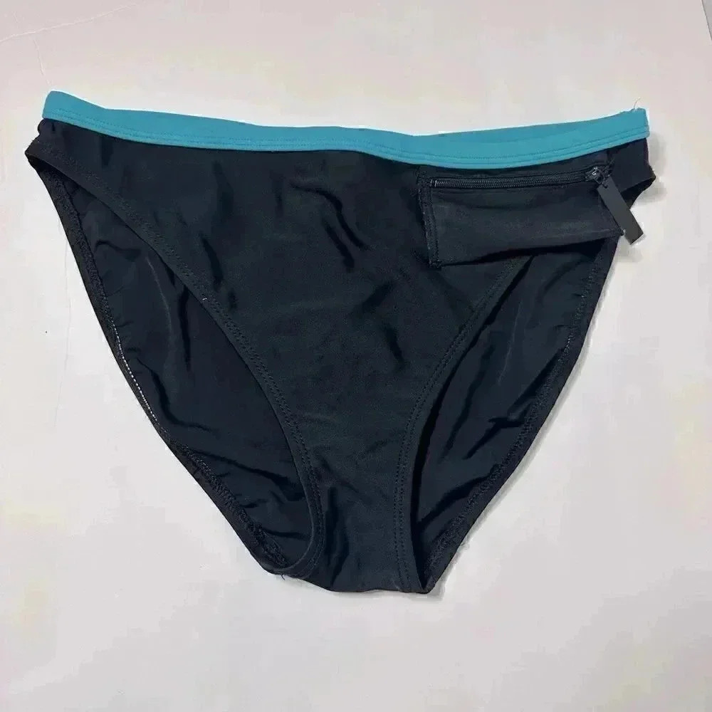 Anne Cole Collection Black Bikini Bottom
